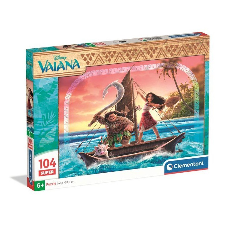 Clementoni - Vaina - Puzzles 104 Pieces Super - Puzzle enfant - Des 6 ans - 48.5 x 33.3cm Clementoni - Vaina - Puzzles 104 Pieces Super - Puzzle enfant - Des 6 ans - 48.5 x 33.3cm