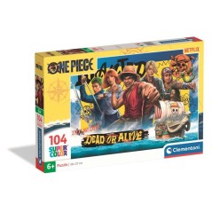 Clementoni - One Piece - Puzzles 104 Pieces Super - Puzzle enfant - De