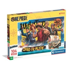 Clementoni - One Piece - Puzzles 104 Pieces Super - Puzzle enfant - De