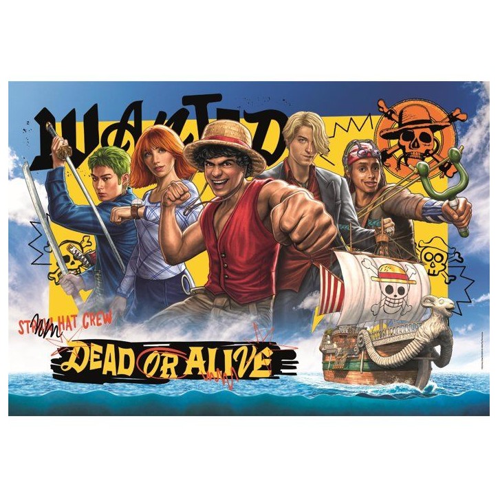 Clementoni - One Piece - Puzzles 104 Pieces Super - Puzzle enfant - Des 6 ans - 48.5 x 33.3cm Clementoni - One Piece - Puzzles 104 Pieces Super - Puzzle enfant - Des 6 ans - 48.5 x 33.3cm