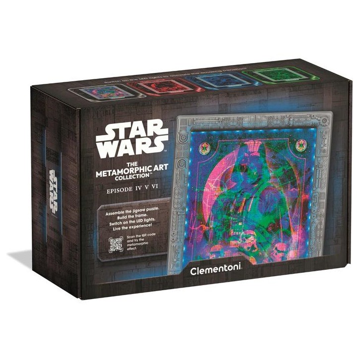 The Metamorphic Art Collection - Clementoni - Star Wars - Épisodes IV-V-VI - 520 pieces - Puzzle lumineux The Metamorphic Art Collection - Clementoni - Star Wars - Épisodes IV-V-VI - 520 pieces - Puzzle lumineux