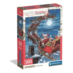 Puzzle 500 pieces - Midnight Sleigh Ride