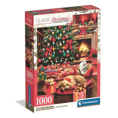 Puzzle 1000 pieces - Christmas by the Fire