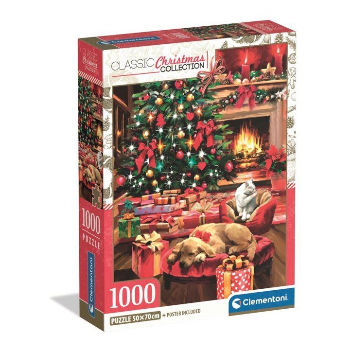 Puzzle 1000 pieces - Christmas by the Fire
