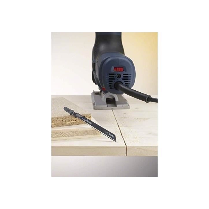Assortiment de lames de scie sauteuse - BOSCH - 10 pieces - Métal et Bois - Acier - Modeles variés Assortiment de lames de scie sauteuse - BOSCH - 10 pieces - Métal et Bois - Acier - Modeles variés
