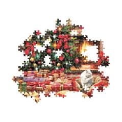 Puzzle 1000 pieces - Christmas by the Fire