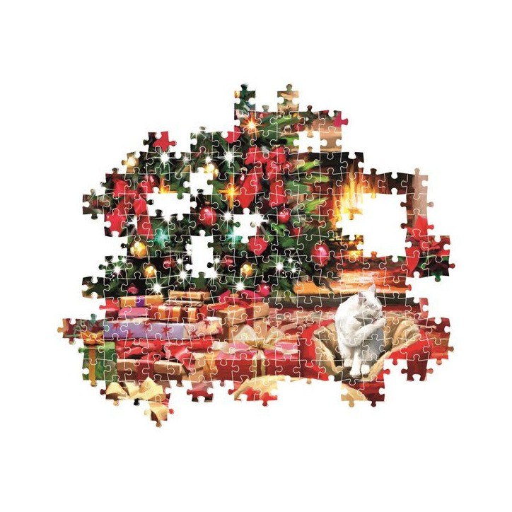 Puzzle 1000 pieces - Christmas by the Fire