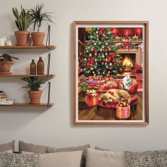 Puzzle 1000 pieces - Christmas by the Fire