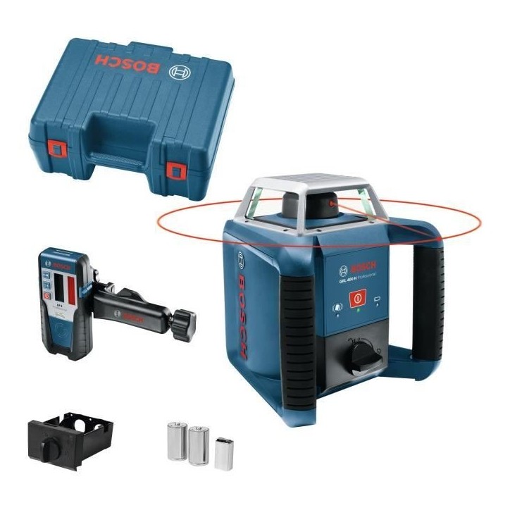 Laser rotatif Bosch Professional GRL 400 H - Portée 400 metres de diametre - 0601061800 Laser rotatif Bosch Professional GRL 400 H - Portée 400 metres de diametre - 0601061800