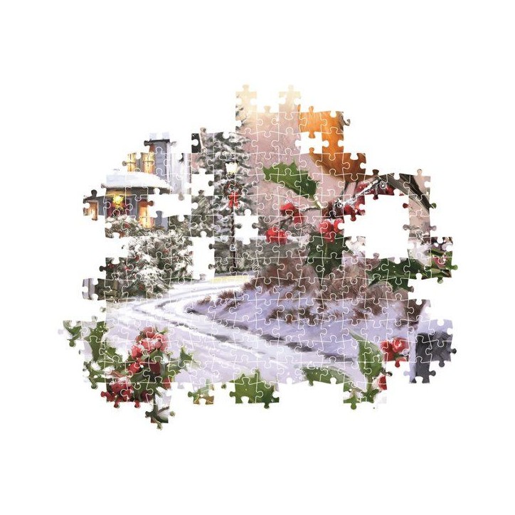 Puzzle 1000 pieces - Robin and Holly Bushes