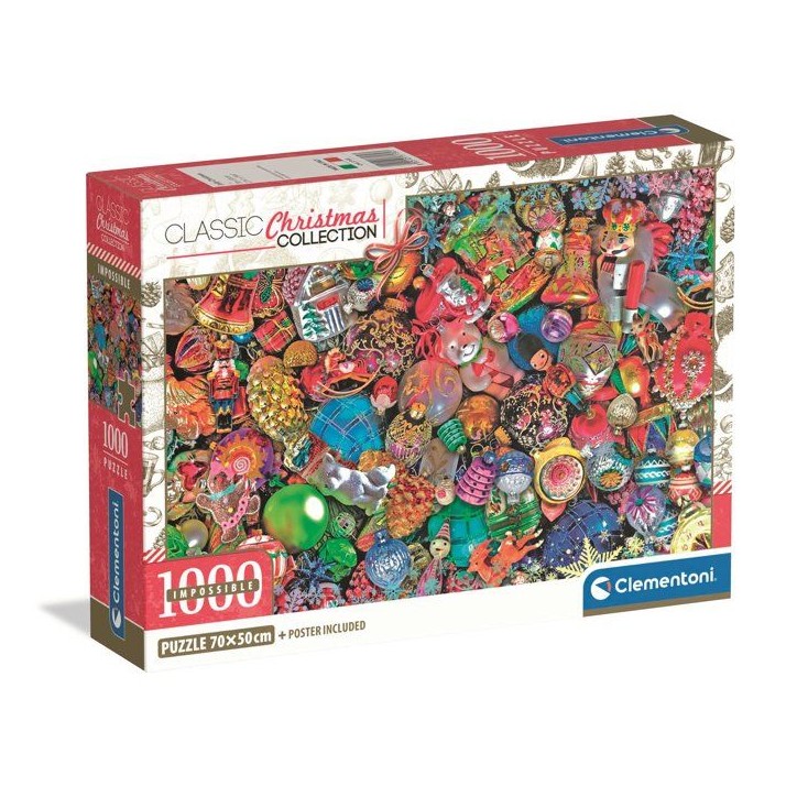 Puzzle 1000 pieces Impossible - Jolly Christmas