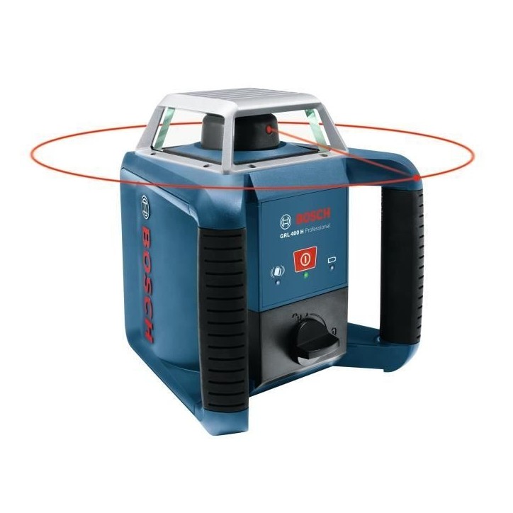 Laser rotatif Bosch Professional GRL 400 H - Portée 400 metres de diametre - 0601061800 Laser rotatif Bosch Professional GRL 400 H - Portée 400 metres de diametre - 0601061800