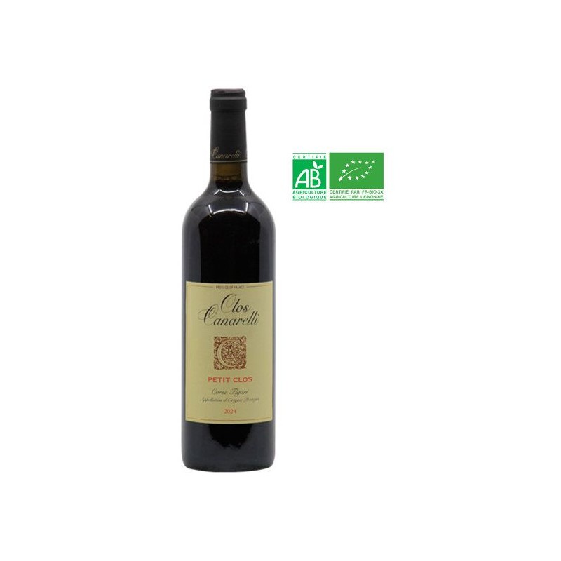Clos Canarelli Cuvée Petit Clos 2024 - AOC Corse-Figari - Vin rouge d