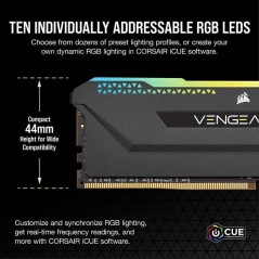 Mémoire RAM - CORSAIR - Vengeance RGB Pro SL DDR4 - 16GB 2x8GB DIMM -
