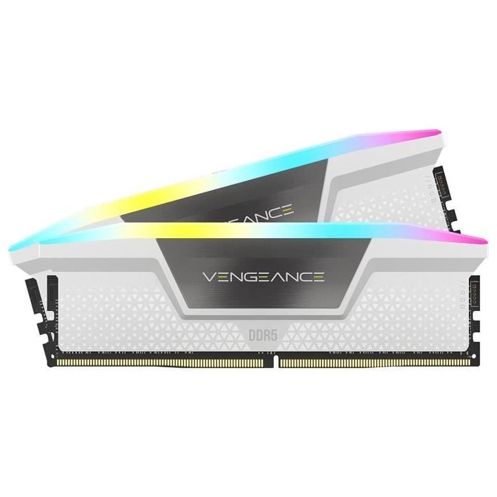 CORSAIR Vengeance RGB DDR5 - 32GB 2x16GB DIMM - 6200MHz - Unbuffered, 36-39-39-76, STD PMIC, XMP 3.0 CORSAIR Vengeance RGB DDR5 - 32GB 2x16GB DIMM - 6200MHz - Unbuffered, 36-39-39-76, STD PMIC, XMP 3.0