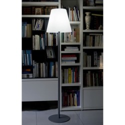 Lampadaire lumineux extérieur - LUMISKY - 150cm - Acier et polyéthyl