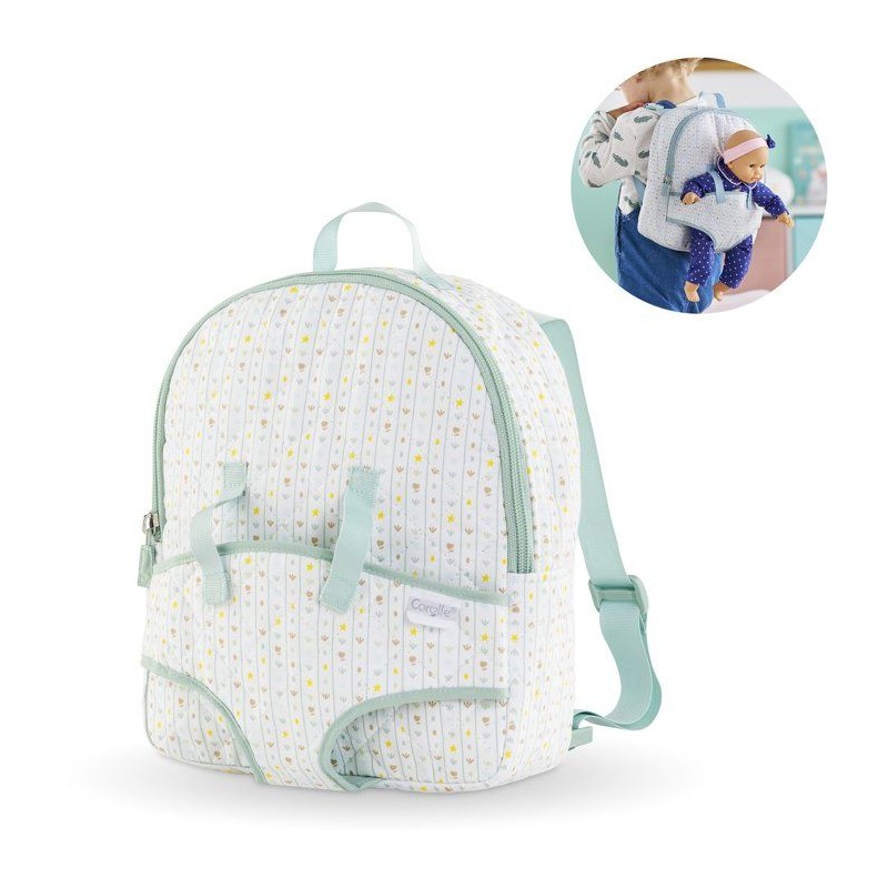 Mes Accessoires Poupons 30cm - COROLLE - Sac a dos Porte-Poupon - Moti