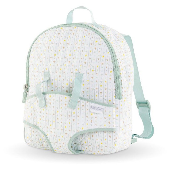 Mes Accessoires Poupons 30cm - COROLLE - Sac a dos Porte-Poupon - Motif Étoiles Mes Accessoires Poupons 30cm - COROLLE - Sac a dos Porte-Poupon - Motif Étoiles
