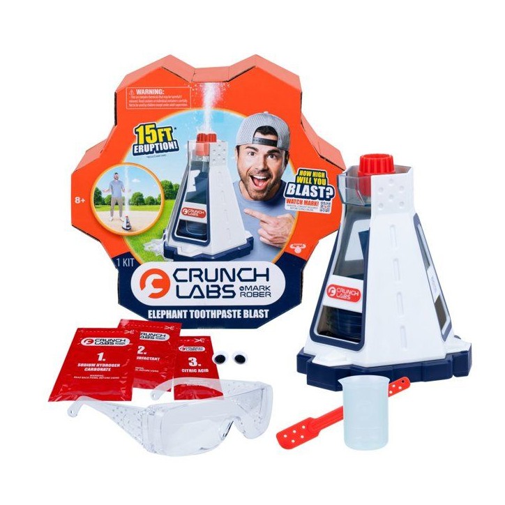 Kit scientifique - CRUNCHLABS - Elephant Toothpaste - Explosion mousse - Expérience