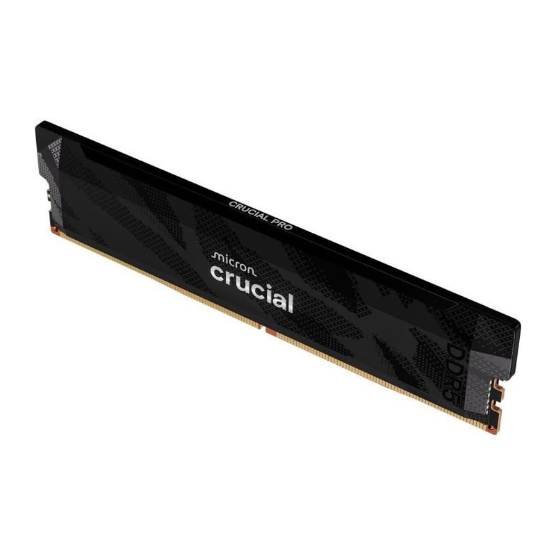 Mémoire gamer - CRUCIAL Pro OC - CP16G64C32U5B - 16 Go DDR5-6400 UDI