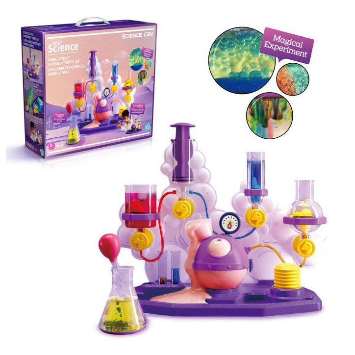 Canal Toys - So Science - Super labo d'expériences Bubble Science avec 20 activités scientifiques - COS 006 Canal Toys - So Science - Super labo d'expériences Bubble Science avec 20 activités scientifiques - COS 006