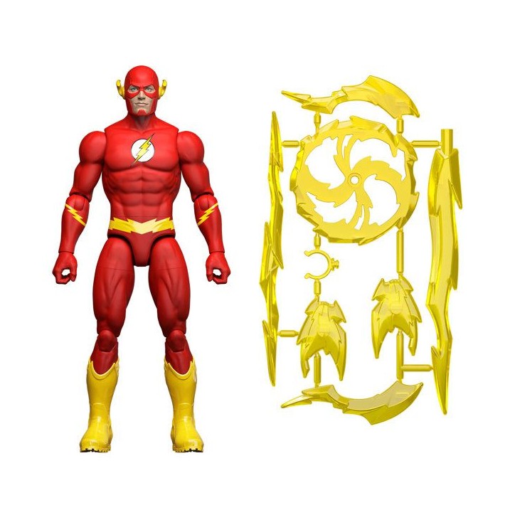 Figurine articulée - DC Premier - Flash 16,5 cm - 22 points d'articulation - Accessoires effets de vitesse - Des 4 ans Figurine articulée - DC Premier - Flash 16,5 cm - 22 points d'articulation - Accessoires effets de vitesse - Des 4 ans