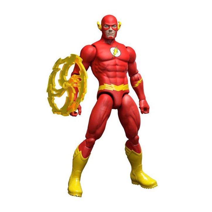 Figurine articulée - DC Premier - Flash 16,5 cm - 22 points d'articulation - Accessoires effets de vitesse - Des 4 ans Figurine articulée - DC Premier - Flash 16,5 cm - 22 points d'articulation - Accessoires effets de vitesse - Des 4 ans