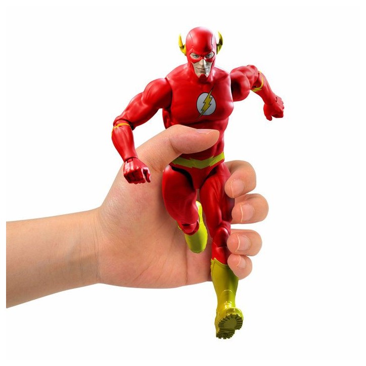 Figurine articulée - DC Premier - Flash 16,5 cm - 22 points d'articulation - Accessoires effets de vitesse - Des 4 ans Figurine articulée - DC Premier - Flash 16,5 cm - 22 points d'articulation - Accessoires effets de vitesse - Des 4 ans