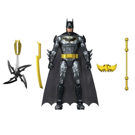 Figurine articulée - DC - Batman Ennemi du Crime 30 cm - Plus de 25 sons et phrases - 4 armes incluses - Des 4 ans