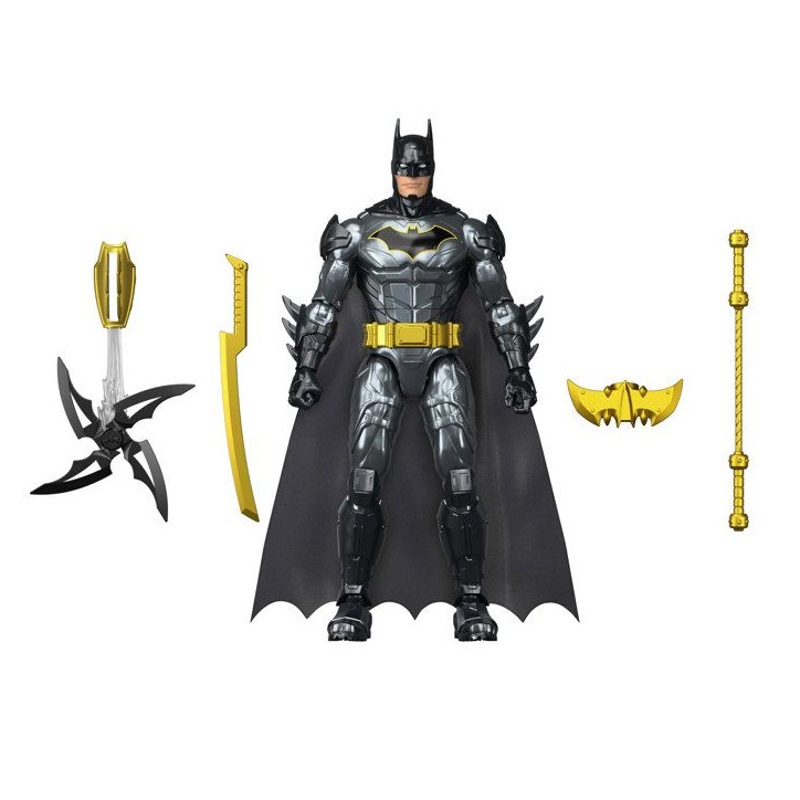 Figurine articulée - DC - Batman Ennemi du Crime 30 cm - Plus de 25 sons et phrases - 4 armes incluses - Des 4 ans Figurine articulée - DC - Batman Ennemi du Crime 30 cm - Plus de 25 sons et phrases - 4 armes incluses - Des 4 ans