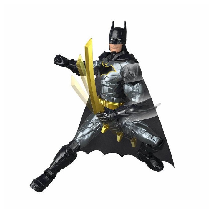 Figurine articulée - DC - Batman Ennemi du Crime 30 cm - Plus de 25 sons et phrases - 4 armes incluses - Des 4 ans Figurine articulée - DC - Batman Ennemi du Crime 30 cm - Plus de 25 sons et phrases - 4 armes incluses - Des 4 ans