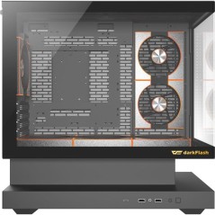 Boîtier PC - DARKFLASH - FLOATRON F1 - Noir - Cube - Format M-ATX