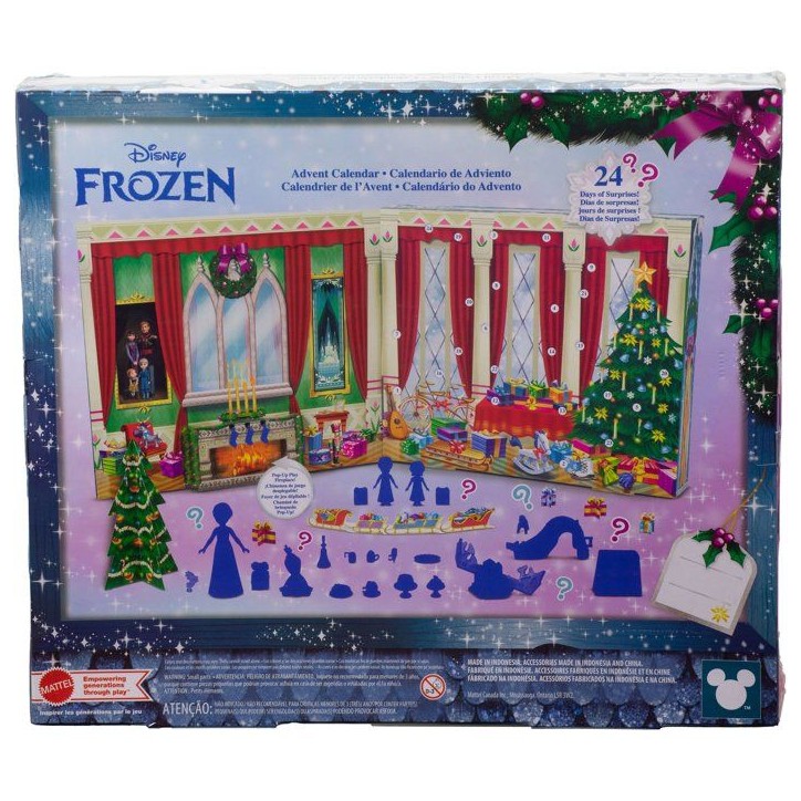 Calendrier de l'Avent - DISNEY PRINCESS - Reine des Neiges JLJ06 - 24 surprises - Figurines - Accessoires