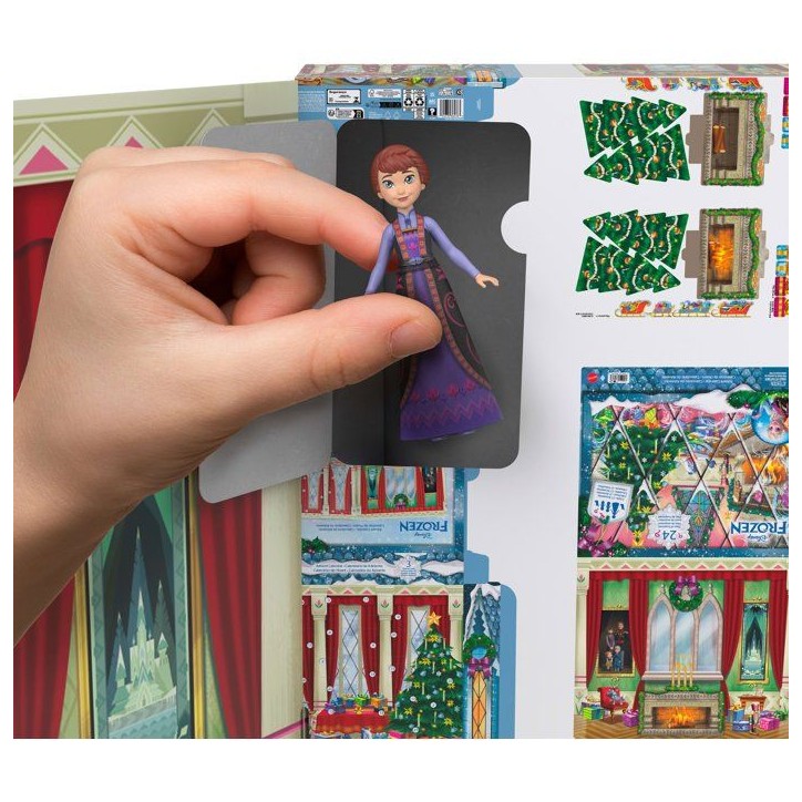 Calendrier de l'Avent - DISNEY PRINCESS - Reine des Neiges JLJ06 - 24 surprises - Figurines - Accessoires