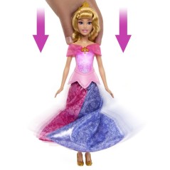 Poupée mannequin - Disney - Aurore et sa Robe Magique lumineuse - Cha