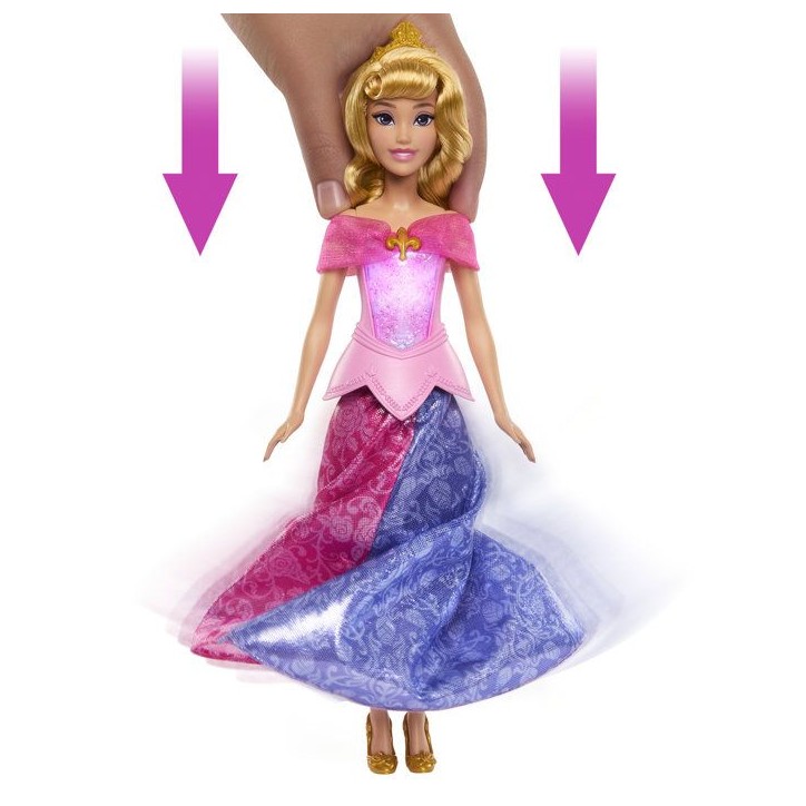 Poupée mannequin - Disney - Aurore et sa Robe Magique lumineuse - Change de couleur - Des 3 ans Poupée mannequin - Disney - Aurore et sa Robe Magique lumineuse - Change de couleur - Des 3 ans