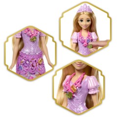Poupée mannequin - Disney - Raiponce Jewel Reveal avec 8 surprises -