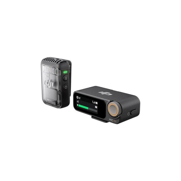 DJI Mic 2 (1 TX + 1 RX) - Audio HD - Réduction de bruit