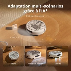 DJI ROMO A2 - Robot Aspirateur Laveur - Franchissement obstacles 8,5 c