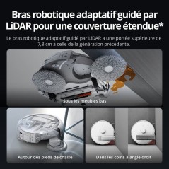 DJI ROMO P2 - Robot Aspirateur Laveur - Station autonettoyante haute t