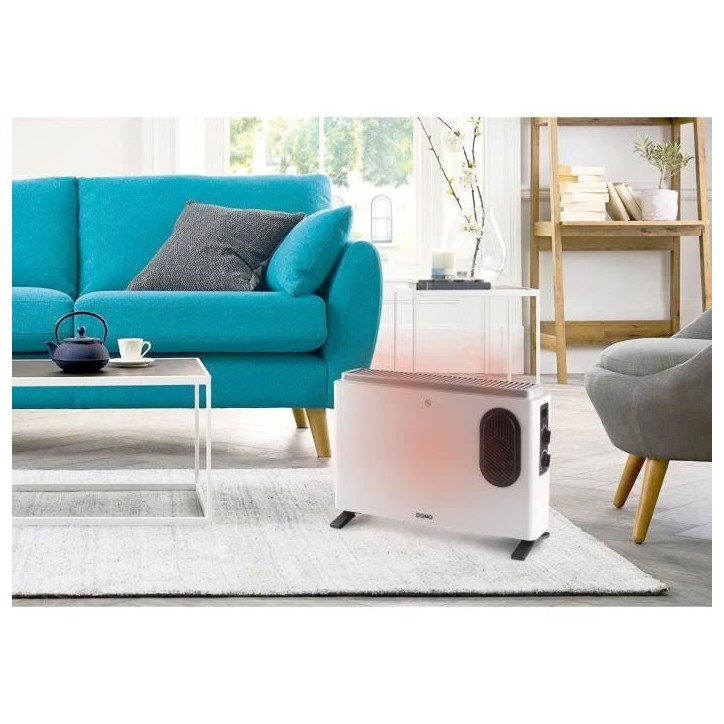 Convecteur de chauffage - DOMO - DO7351CH - 2000 W - Blanc - 54 x 37,5 x 17,2 cm Convecteur de chauffage - DOMO - DO7351CH - 2000 W - Blanc - 54 x 37,5 x 17,2 cm