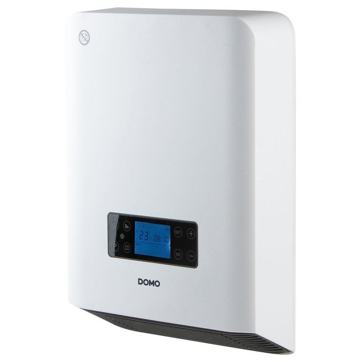 Chauffage de salle de bain - Céramique - 2100 W - DOMO - Chauffage céramique intelligent - Mural - Blanc Chauffage de salle de bain - Céramique - 2100 W - DOMO - Chauffage céramique intelligent - Mural - Blanc