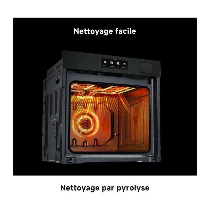 Four encastrable vapeur - DREAME - Z6000 (OZ60) - noir - émail - port