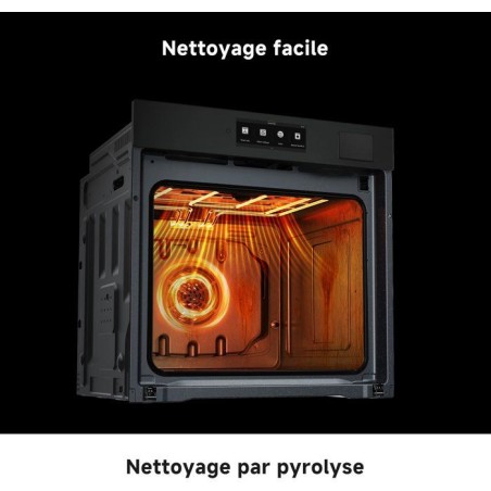 Four encastrable vapeur - DREAME - Z6000 (OZ60) - noir - émail - port