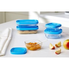Service repas bébé - DURALEX - Baby Transparent - 10 pieces - Avec c