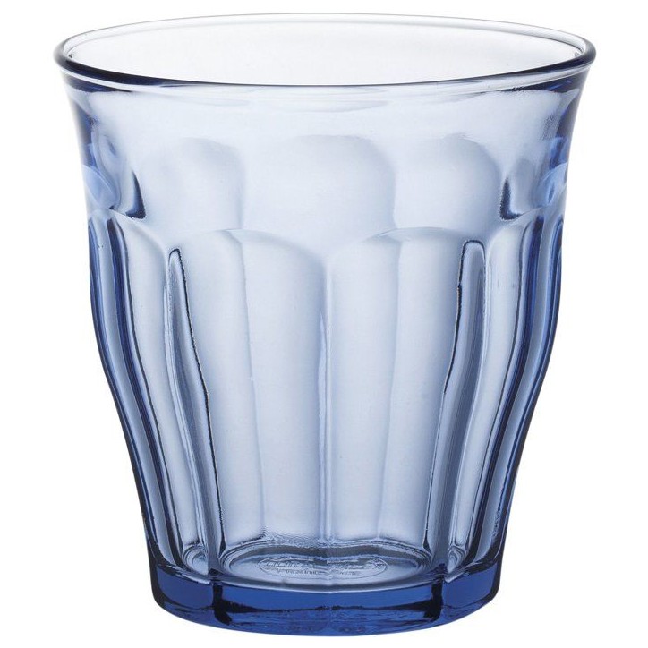 Service de verres - DURALEX - Picardie Marine - 18 pieces - Verre trempé - Coloris marine