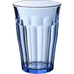 Service de verres - DURALEX - Picardie Marine - 18 pieces - Verre trempé - Coloris marine