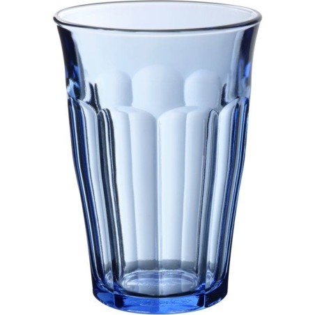 Service de verres - DURALEX - Picardie Marine - 18 pieces - Verre trempé - Coloris marine