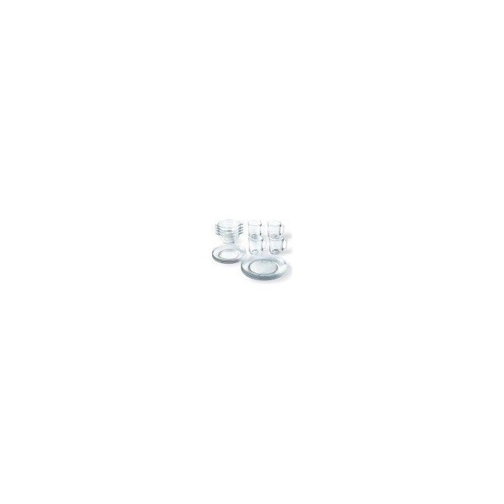 Service de vaisselle - DURALEX - Versailles Transparent - 16 pieces - Verre trempé - Transparent Service de vaisselle - DURALEX - Versailles Transparent - 16 pieces - Verre trempé - Transparent