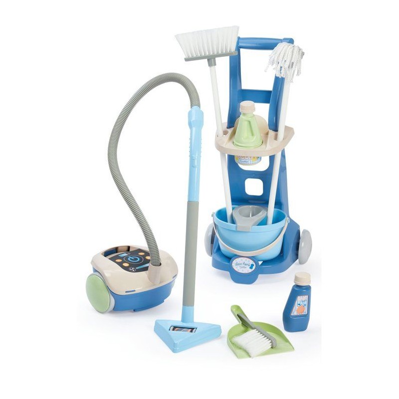 Jouet ménage enfant - ECOIFFIER - Chariot ménage + aspirateur traîn